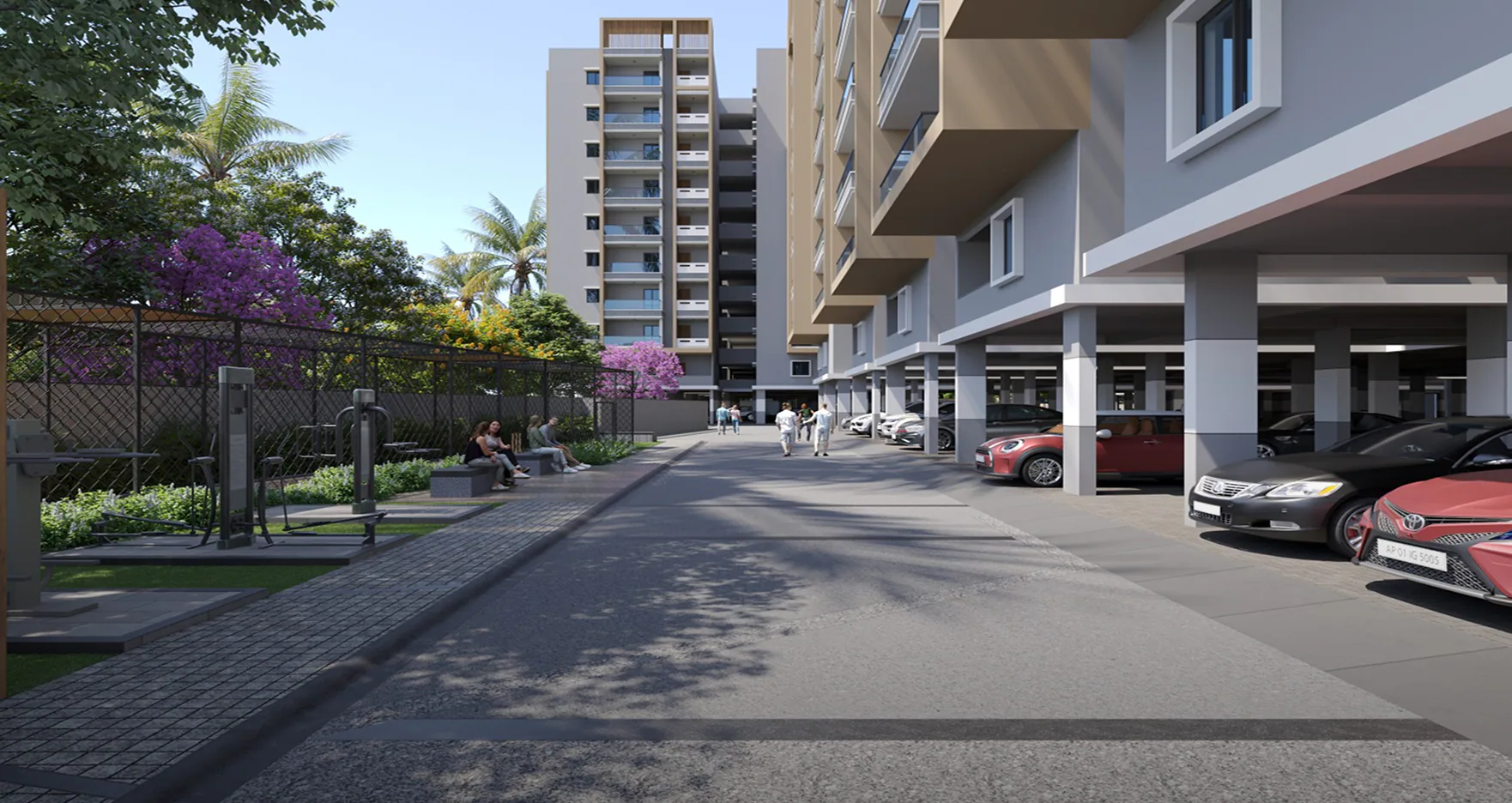 Outdoor Fitness Zone at Namo Origin